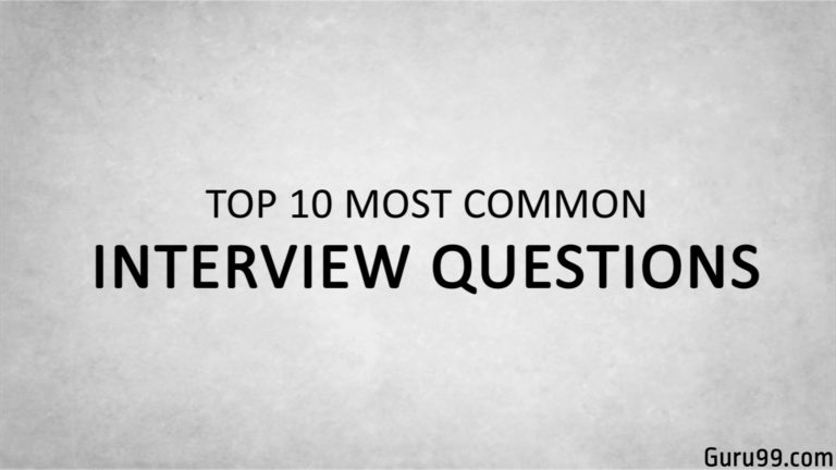 10 Common Interview Questions & the Best Possible Answers 10 Common Interview Questions & the Best Possible Answers