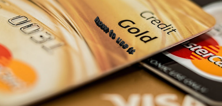 credit card how to use it